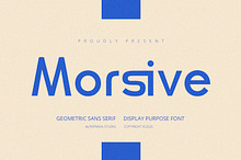 Morsive - Display Font