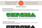 MFC Rodizio, a Font by Monogram Fonts Co. (Thumbnail 5 of 6)