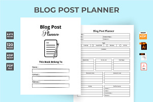 Blog Post Time Tracker KDP Interior