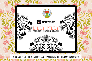 Procreate Brush Stamps - Lilly Pilly