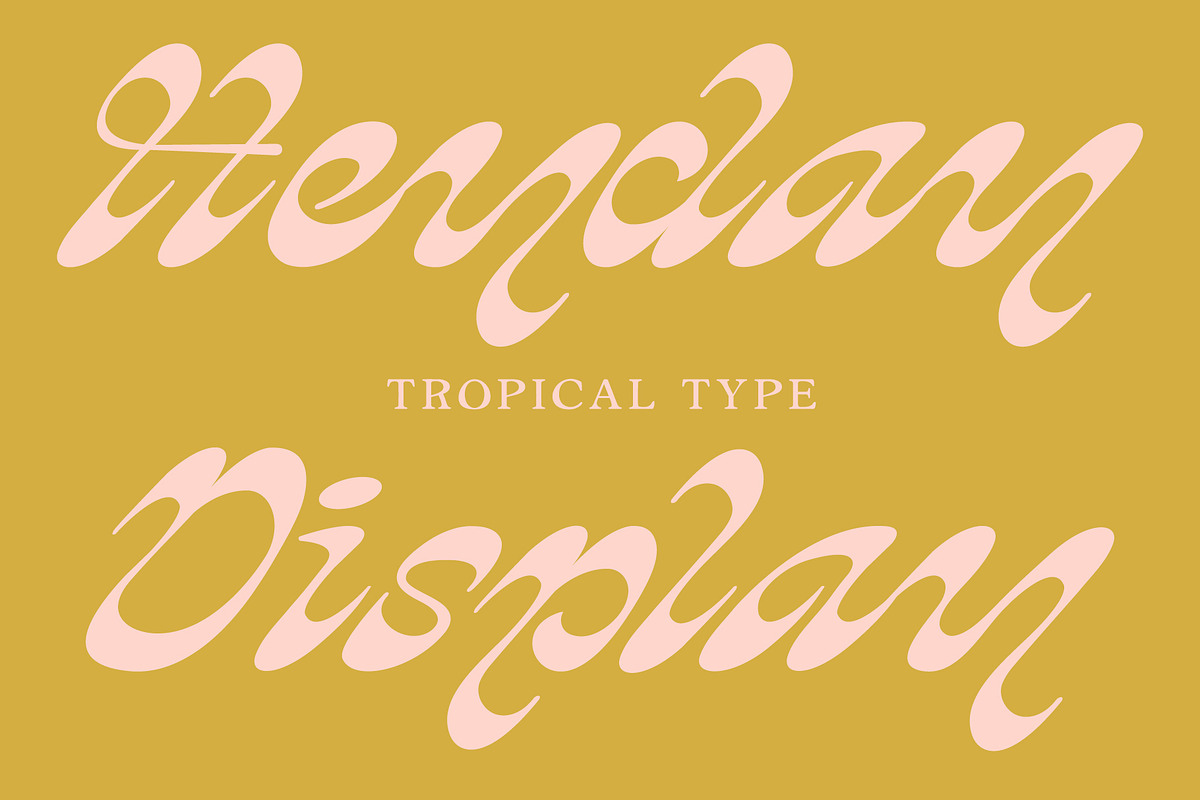 HEYDAY DISPLAY FONT, a Script Font by Tropical Type (Photo 1 of 11)