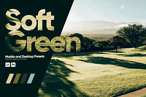 Soft Green Presets for Lightroom, a Preset Add-On by Hubzway