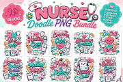 Nurse doodle png bundle, an Object Graphic by HeavensStar (Thumbnail 1 of 8)