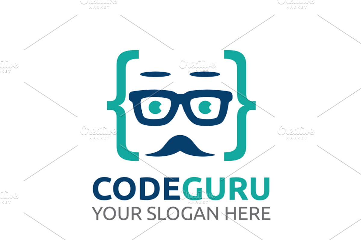 Code Guru Logo Template, a Branding & Logo Template by Zlaws (Photo 2 of 6)