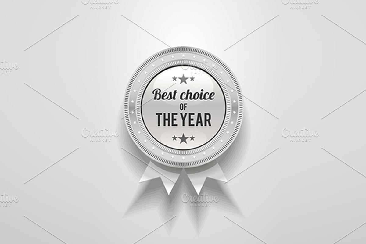 Silver Award Badge, an Object Graphic by painterr (Photo 2 of 2)