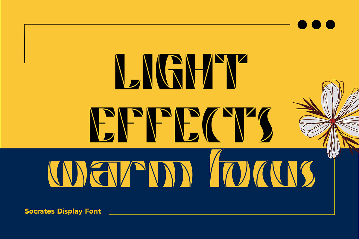 Socrates Display Font, a Sans Serif Font by 177Studio (Photo 2 of 8)