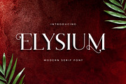 Elysium Luxury Serif Font, a Serif Font by UICreative (Thumbnail 1 of 5)