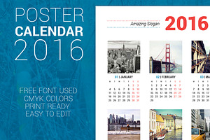 Poster Calendar 2016