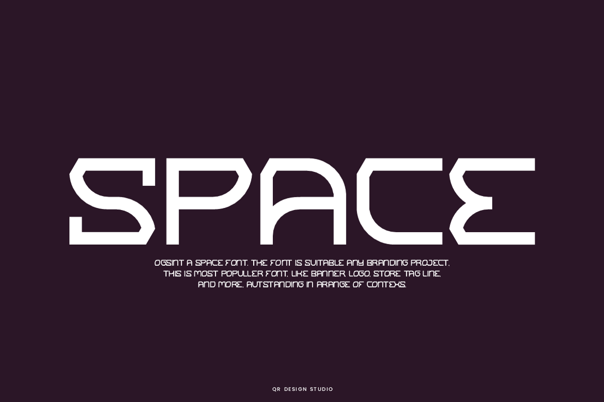 Gisalid - Space Font, a Sans Serif Font by QR Design Studio (Photo 2 of 10)