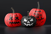 Halloween Pumpkin Mock-up, a Product Mockup by zippypixelstudio (Thumbnail 5 of 10)