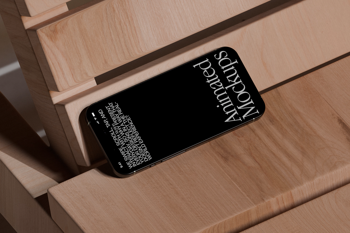 Animated iPhone 16 Pro Mockup, an iPhone Mockup by Arpit Brandings (Photo 4 of 5)