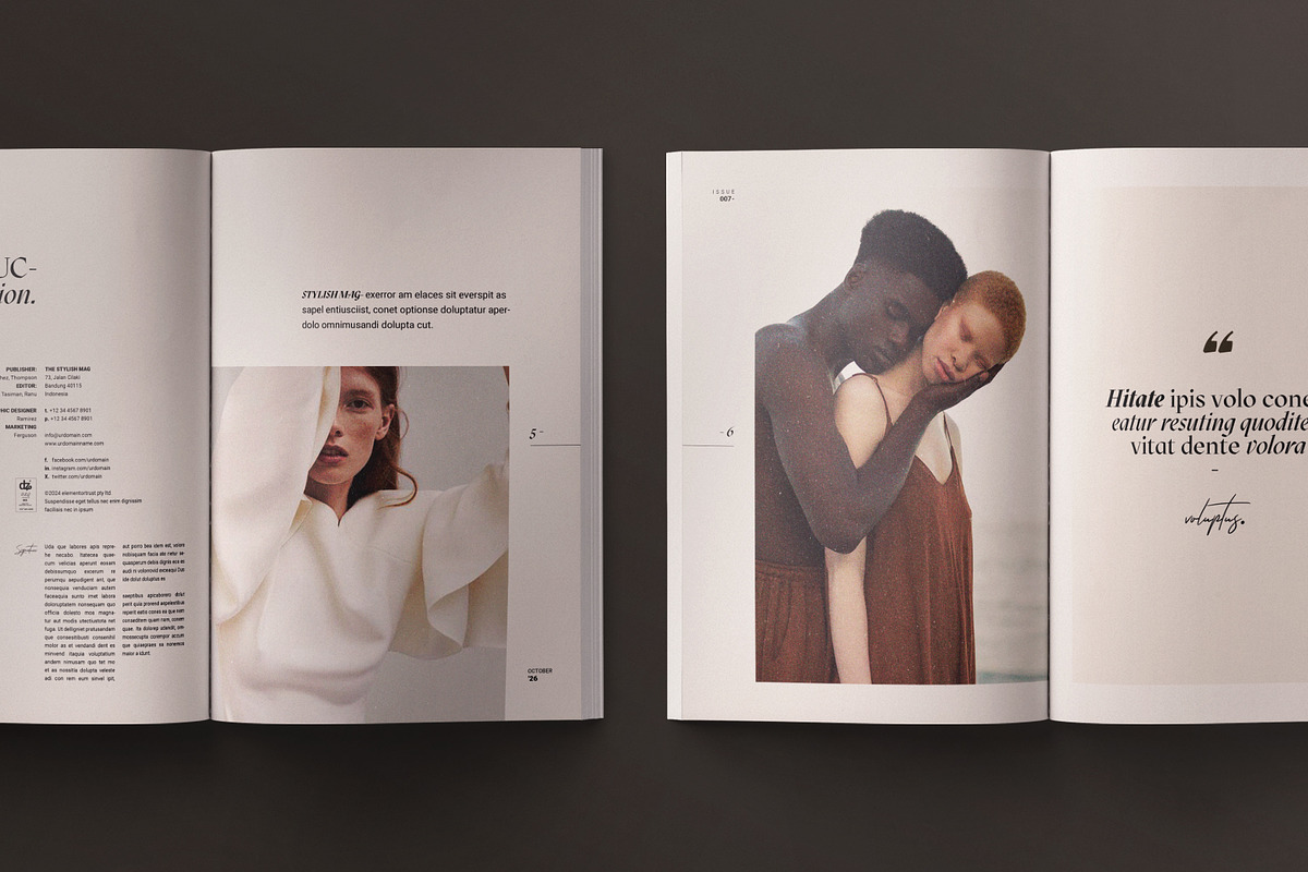 The Lifestyle Magazine Template, a Magazine Template by ArtisanaAura (Photo 3 of 22)
