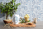Blue tropical summer beach patterns, a Pattern Graphic by Tani Kuzminka (Thumbnail 13 of 22)
