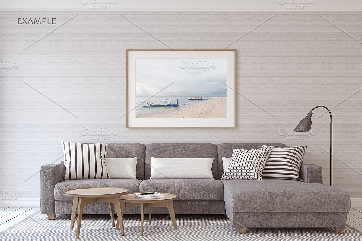 SCANDINAVIAN STYLE mockups, a Poster Template by MyHomeMockups (Photo 3 of 11)