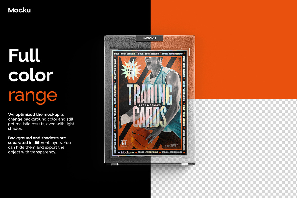 Trading Card Mockups, an Advertising Mockup by Mocku (Photo 8 of 11)