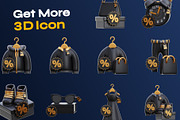 Black Friday 3D Icon pack, an Environmental 3D Model by orenjidesign (Thumbnail 7 of 8)
