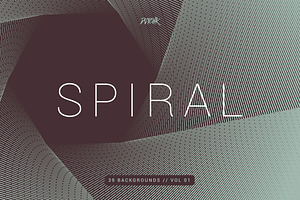 Spiral Hexagon Swirl Bgs Vol. 01