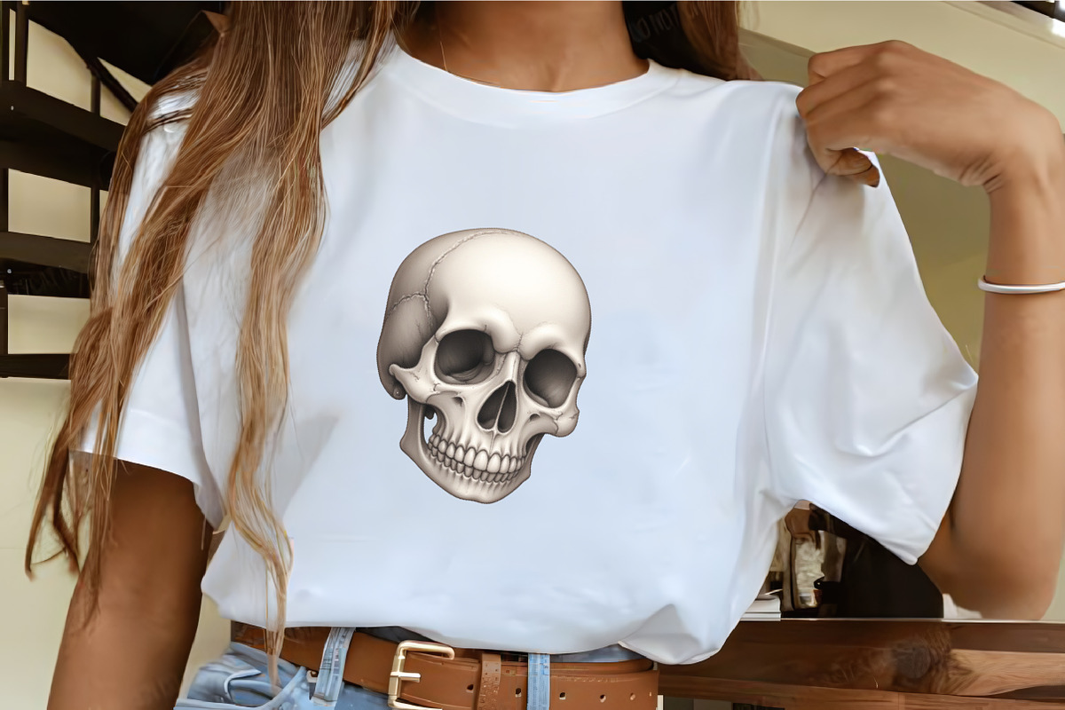 Creepy Skull Clipart, an Illustration by CrexoraLab (Photo 2 of 5)