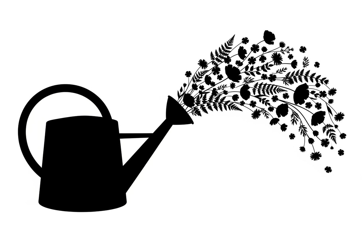 Floral Watering Can Design Bundle, an Illustration by Gaye Art (Photo 26 of 31)