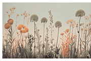 Zewe Collection · Zen Flowerscape, a Texture Illustration by milatovar (Thumbnail 10 of 20)