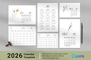Calendar Template/Calendar 2026, a Stationery Template by Design Zone (Thumbnail 1 of 8)