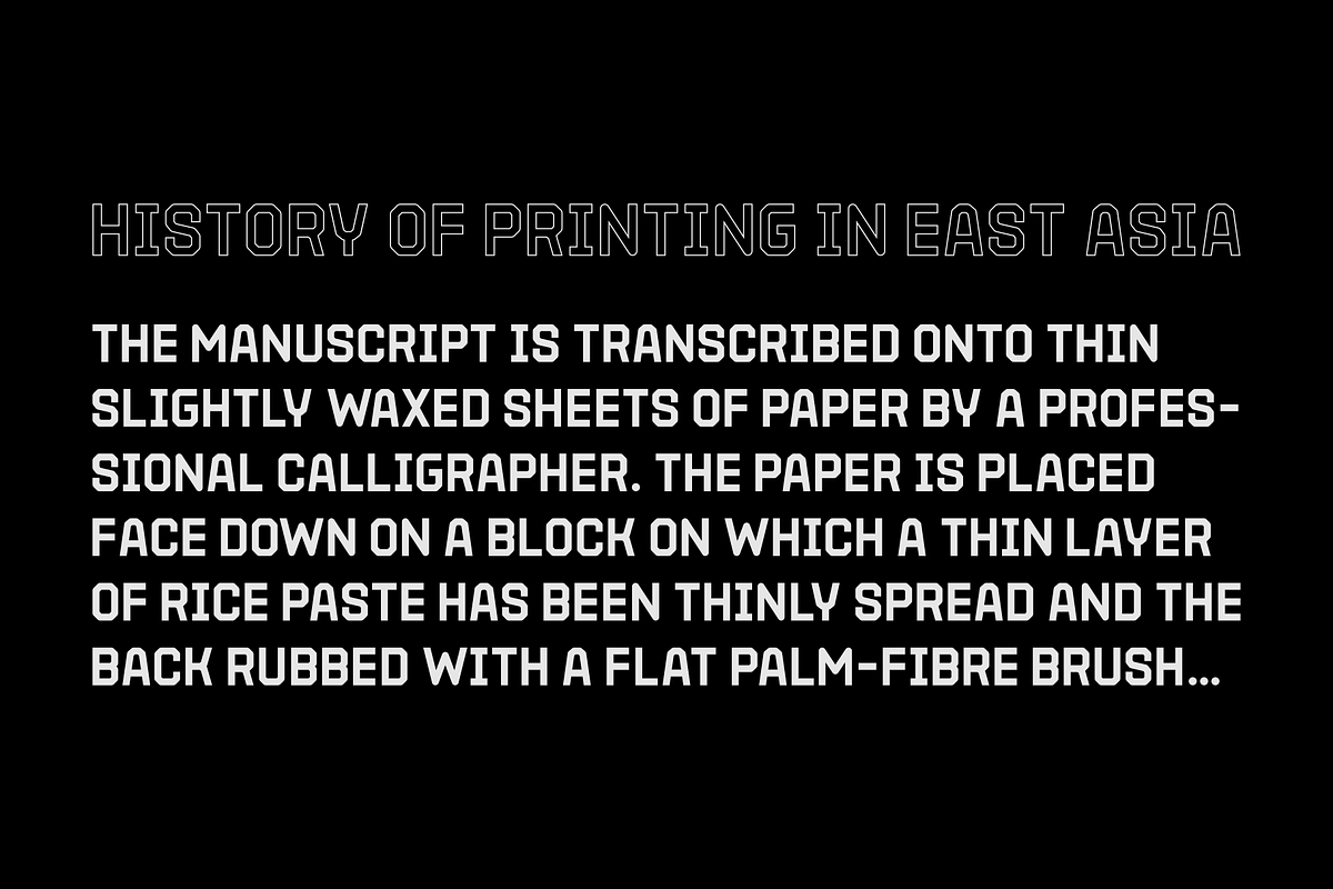 Parco – Font Family, a Font by Stefano Giliberti (Photo 10 of 10)