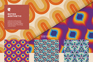 30 Retro Aesthetic Patterns