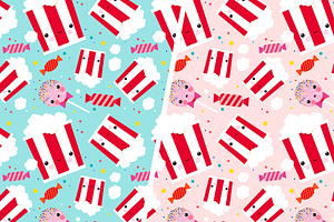 Patterns Kawaii Ice Cream & Sweets