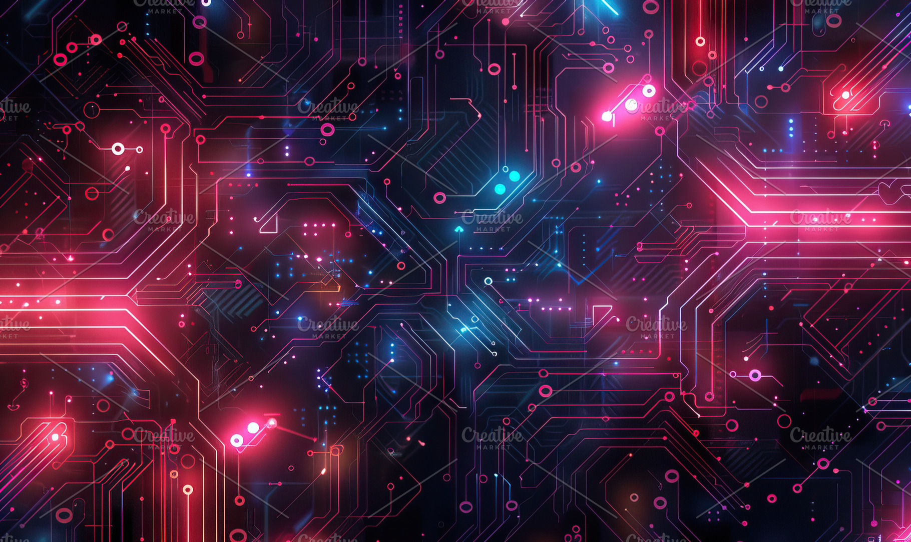 Close-up of Advanced Circuit Board,, an Abstract Photo by LOGOCREATIVE