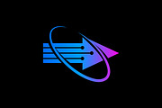 Technology Logo Arrow and Network, a Branding & Logo Template by Signatoro (Thumbnail 2 of 3)