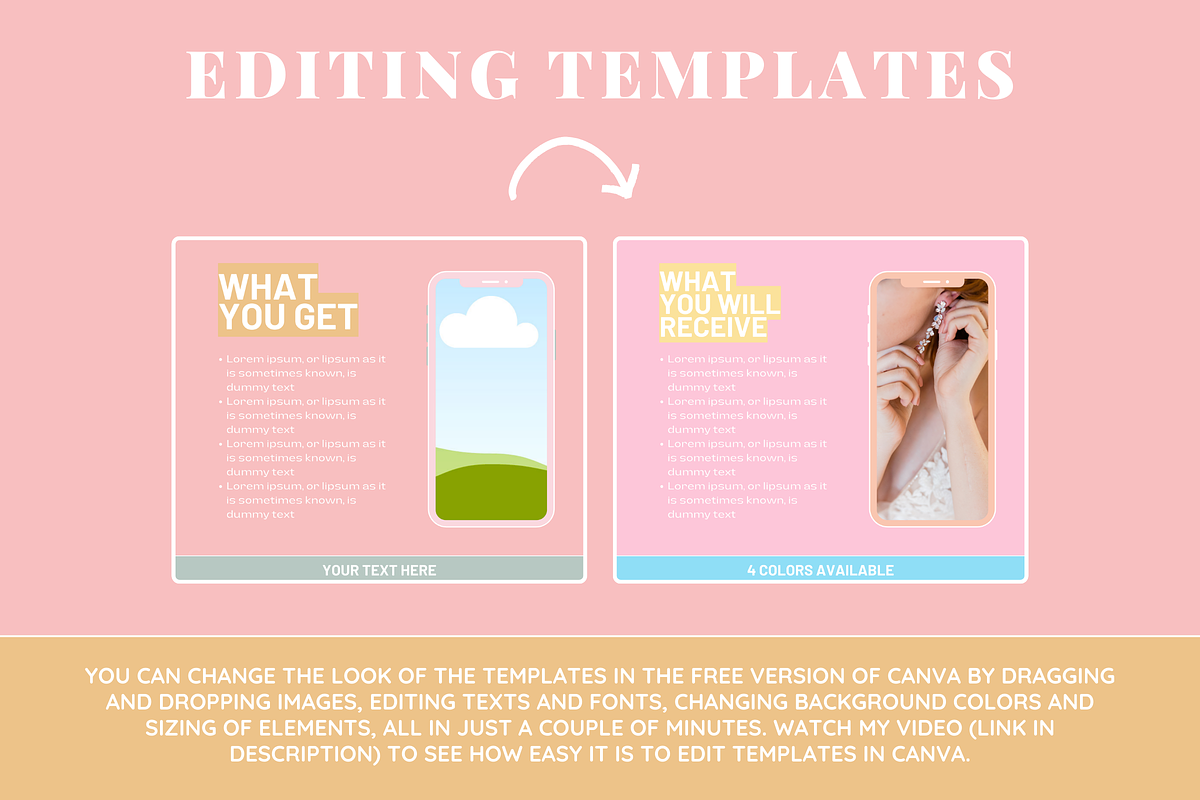 Pastel Etsy Listing Templates, a Branding & Logo Template by SunshineStudioBoutique (Photo 8 of 8)