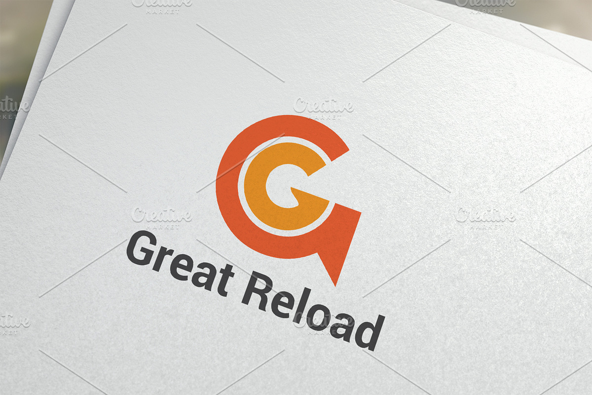 Great Reload - Letter G Logo, a Branding & Logo Template by Sahade Studio (Photo 2 of 4)