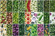 320 Vegetables Seamless Patterns, a Pattern Graphic by mkStudioLab (Thumbnail 6 of 9)