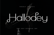 Hallodey Font
