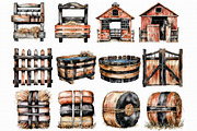 Watercolor Horse Clipart, an Illustration by Libby Wishes (Thumbnail 4 of 4)