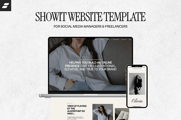 Showit Website Template for SMM preview 6