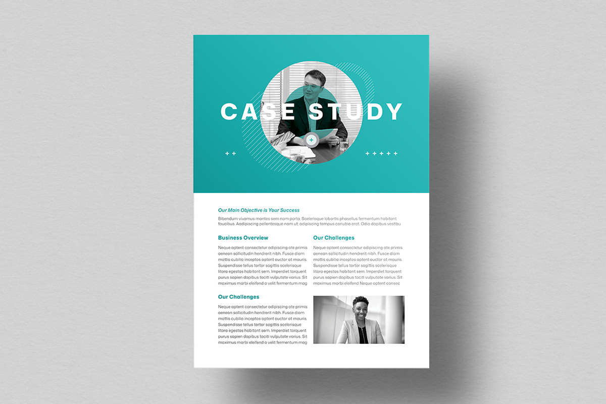 Case Study Flyer | Word, a Flyer Template by HiveArts (Photo 2 of 3)