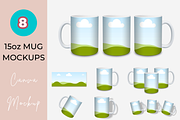 Coffee Mug Mockup 15oz for Canva, a Cups & Container Mockup by NoemieDesigns (Thumbnail 1 of 8)