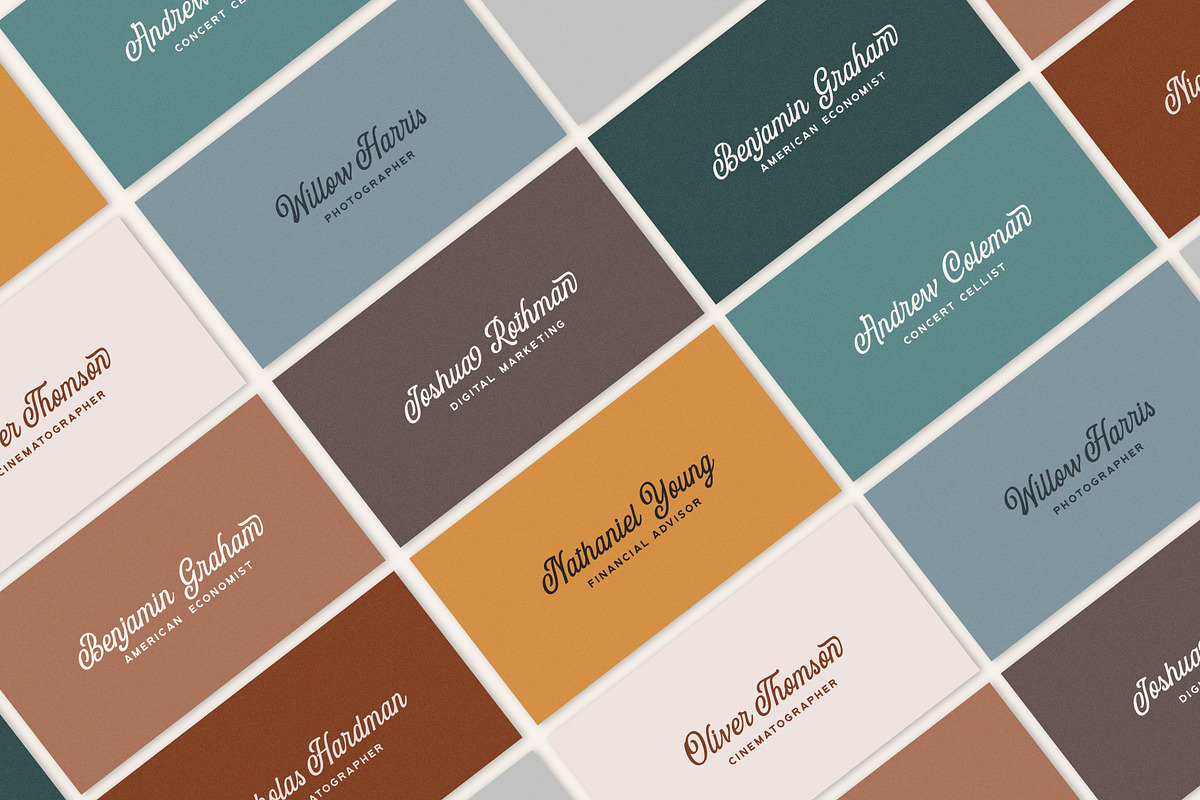 Hastington Script preview 3