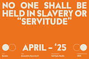 Bunder Geometric Sans Serif, a Sans Serif Font by GRVS Studio (Thumbnail 2 of 4)