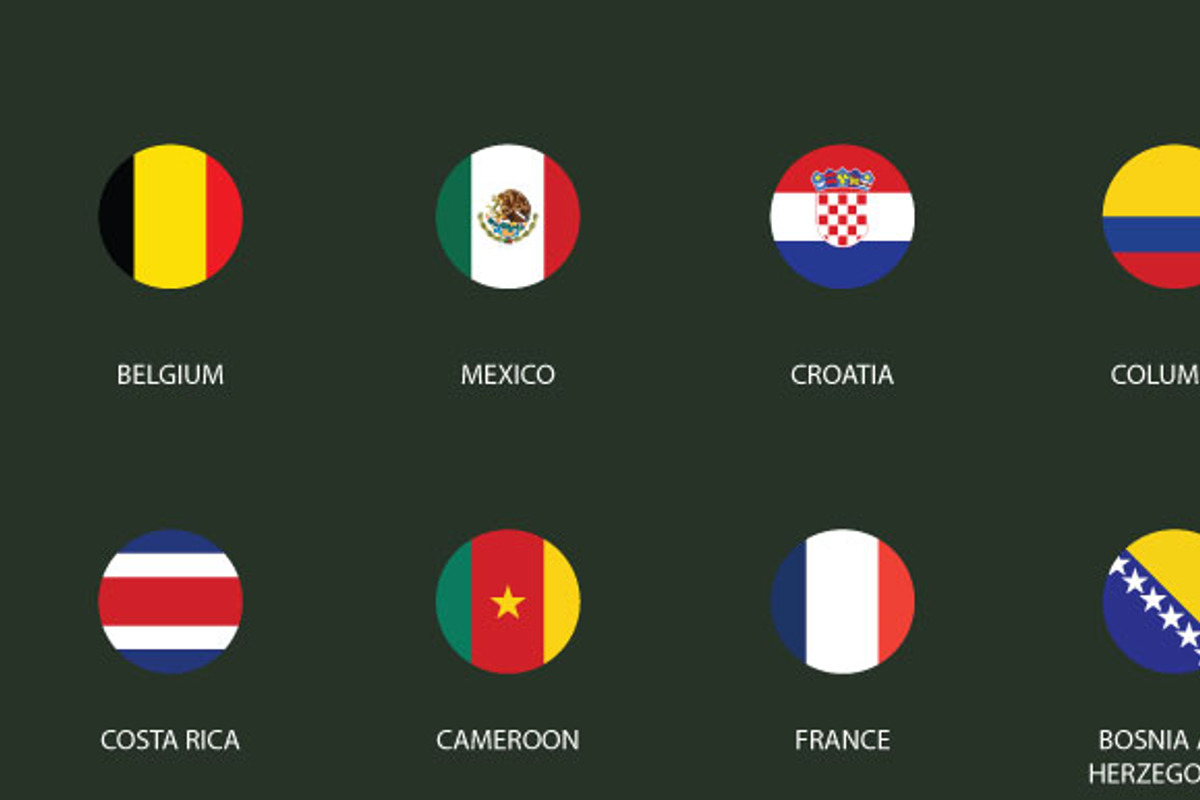 World Cup Flat Icons, an Icon by Design Shop (Photo 1 of 3)