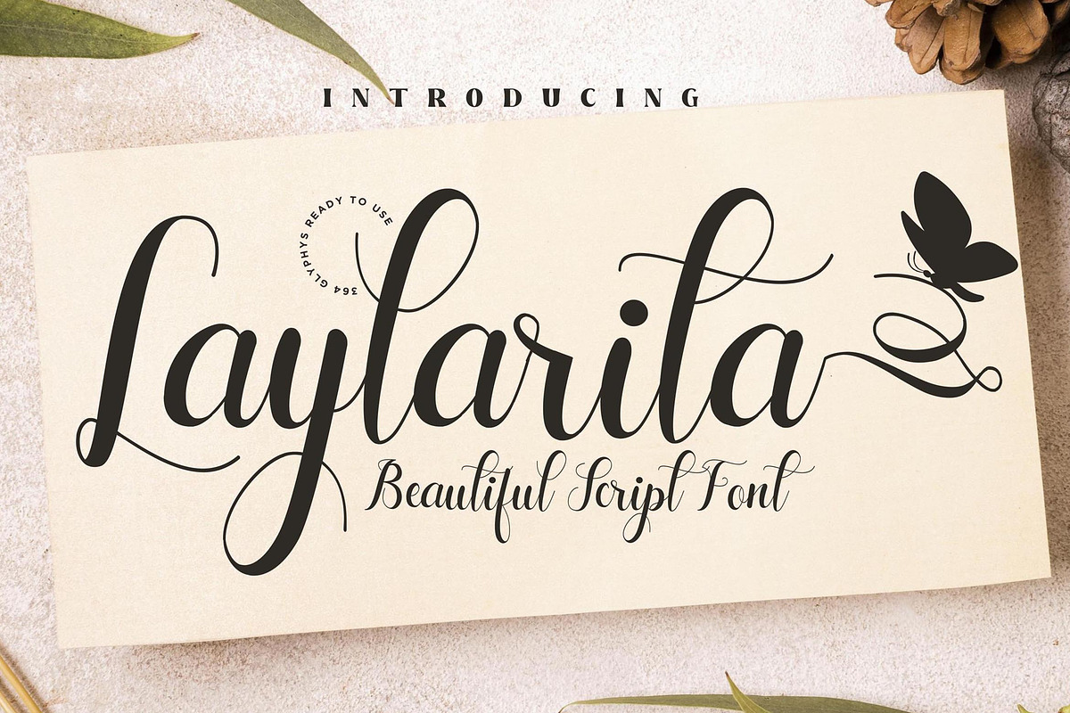 Laylarita Script LS, a Script Font by GranzCreative (Photo 1 of 21)