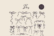 Whimsical Bow Frames & Patterns, an Object Graphic by AnnArt (Thumbnail 4 of 12)
