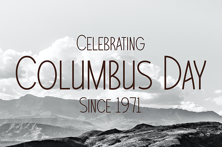 Captein Cholevares Columbus Day Font, a Blackletter Font by Monoletter Studio