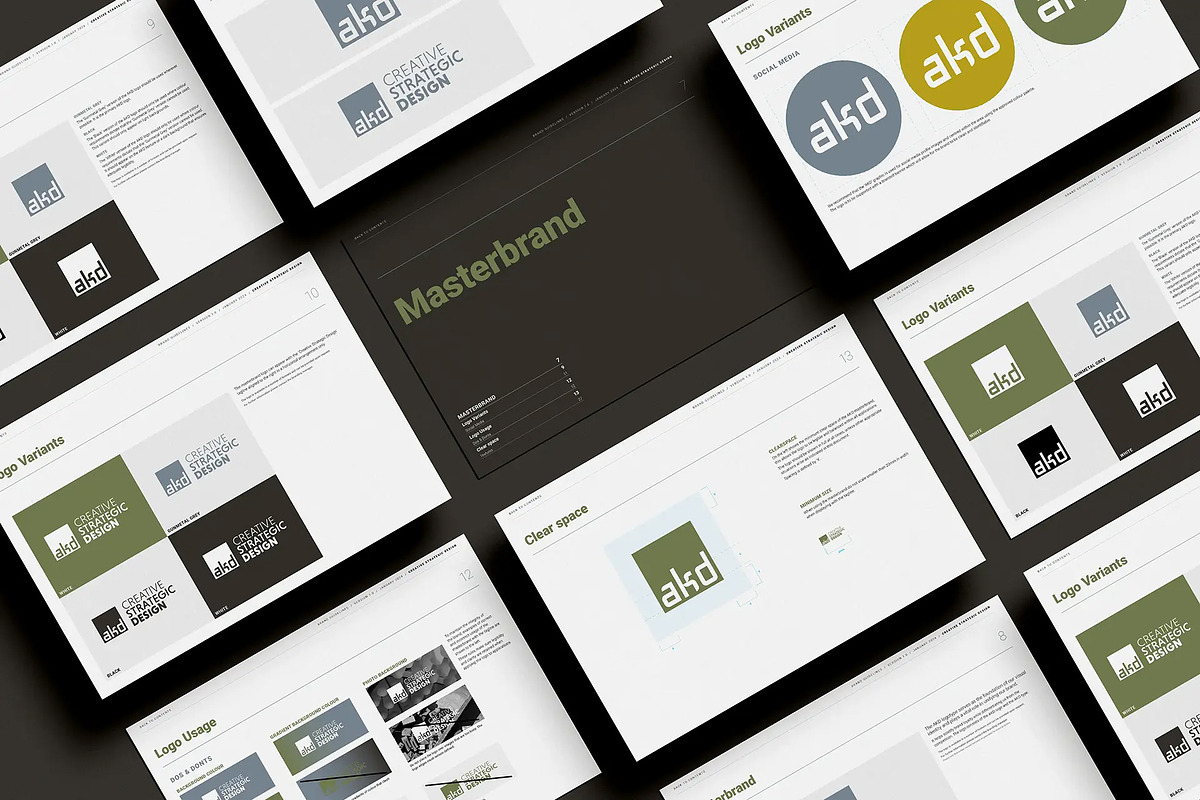 Aréo Brand Guidelines Template, a Presentation Template by Crafted by AKD (Photo 3 of 13)