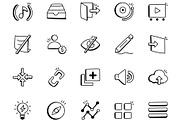 Media Controls Icons, an Outline Icon by Brickclay (Thumbnail 11 of 11)