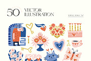Romantic Art | Wall Art Creator, an Object Graphic by Leleka.Store (Thumbnail 12 of 20)