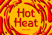 Hot Heat - Spicy Chili Fonts, a Sans Serif Font by Konstantine Studio (Thumbnail 1 of 2)