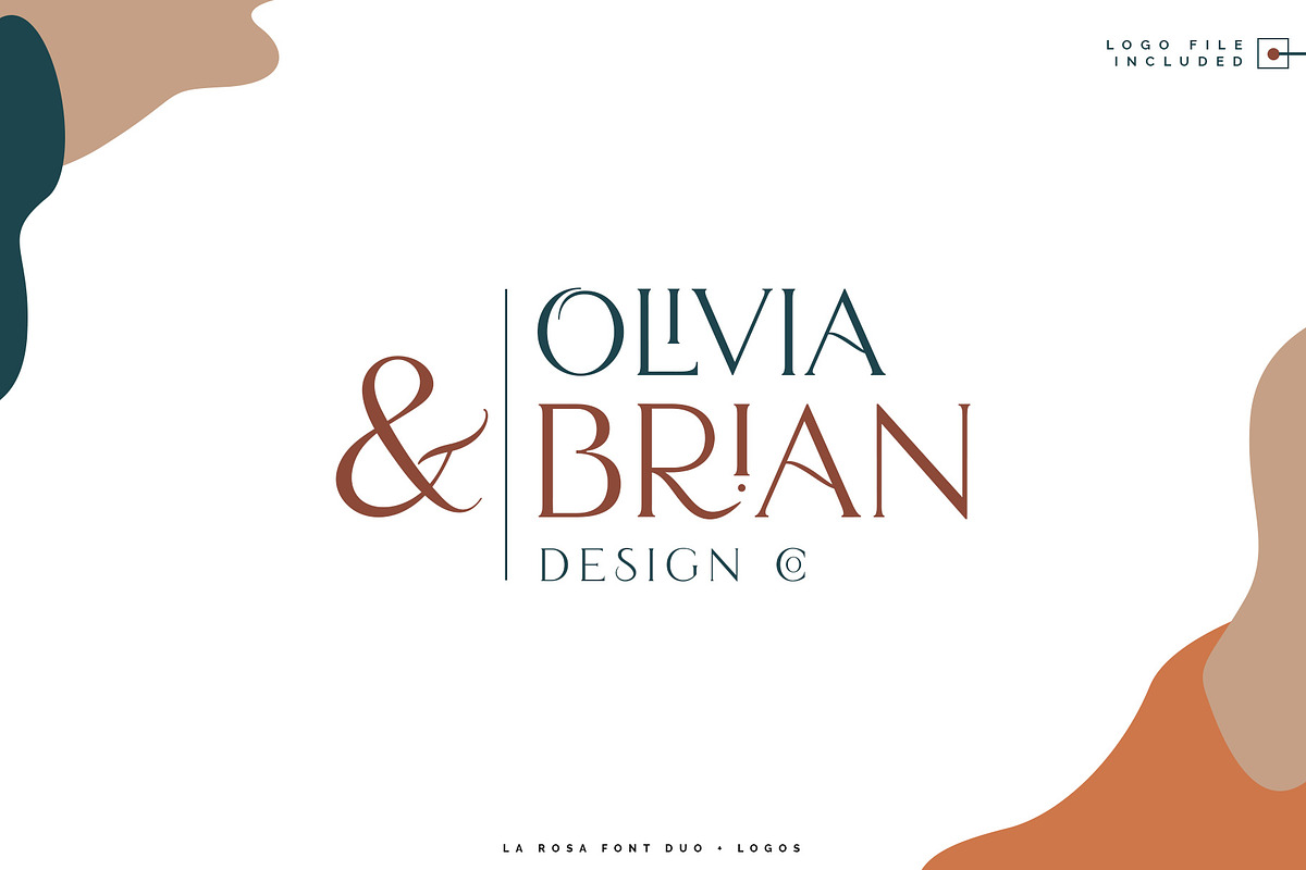 La Rosa Font Duo//Chic Logos, a Serif Font by SNIPESCIENTIST (Photo 23 of 34)
