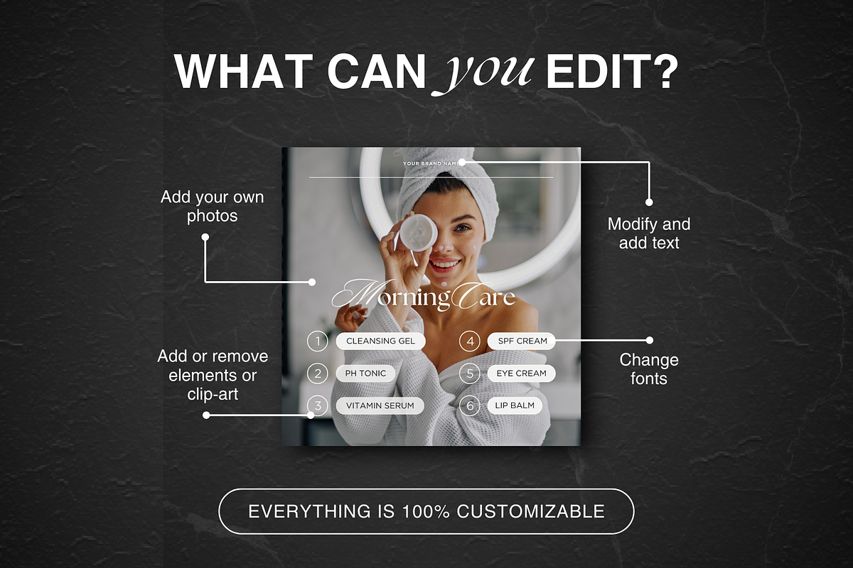 180 Medspa Social Media Templates, a Social Media Template by DesignsbyMariaStudio (Photo 6 of 10)